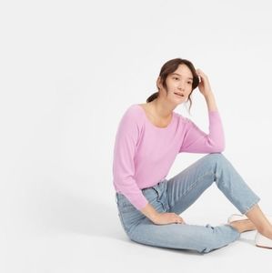 Everlane The Cashmere Ballerina Raglan